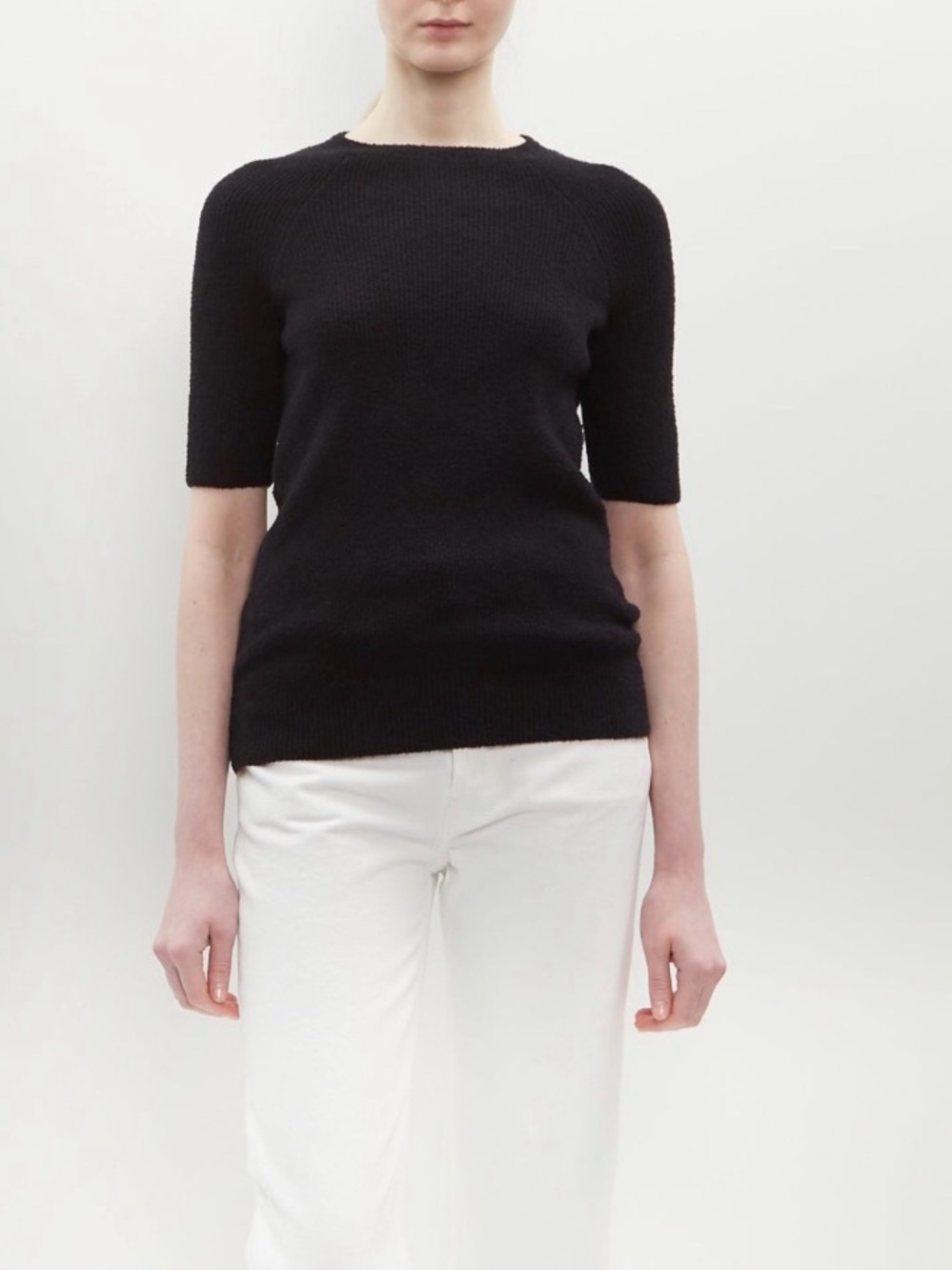 TOTEME - Raglan-sleeve Terry Knit Black